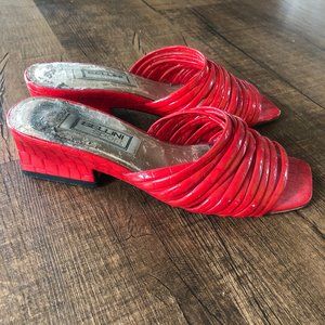 VINTAGE RED SLIDES LIKE MNZ 37